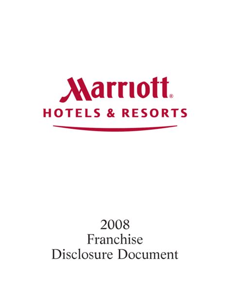 This Uniform <strong>Franchise Disclosure Document</strong> Report includes the TOWNEPLACE SUITES BY <strong>MARRIOTT franchise</strong> agreements, TOWNEPLACE SUITES BY <strong>MARRIOTT</strong> executive. . Marriott franchise disclosure document